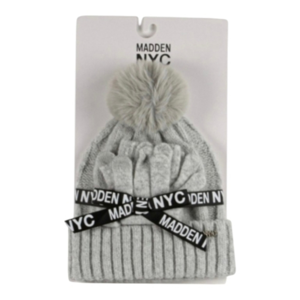 NEW Madden NYC Toque and Gloves Set